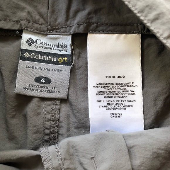 SOLD Columbia GRT Omni Dry Hiking Athletic Shorts - Picture 5 of 10